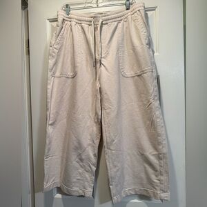 Athleta Farralon Heathered Wide Leg Cropped Pants